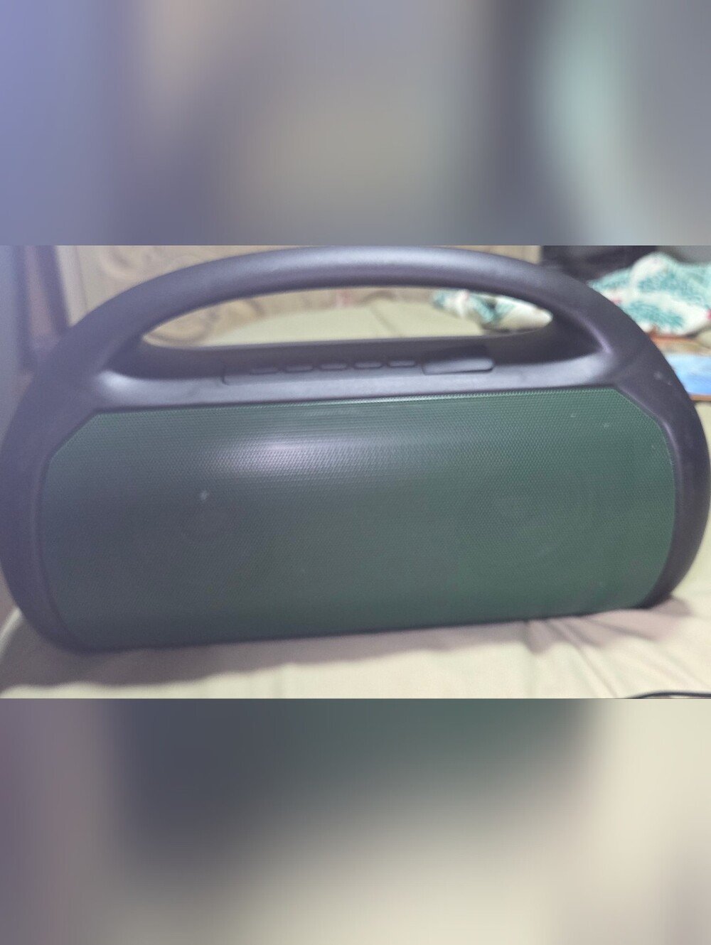 Fisher Portable Bluetooth Speaker Black Rechargeable Tested Working